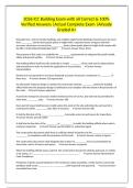 2026 ICC Building Exam with all Correct & 100&percnt; Verified Answers &vert;Actual Complete Exam &vert;Already Graded A&plus;