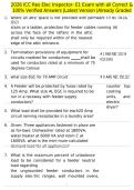 2026 ICC Res Elec Inspector- E1 Exam with all Correct & 100&percnt; Verified Answers &vert;Latest Version &vert;Already Graded A&plus;