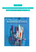 Business ethics ethical decision making cases 10th edition by o c ferrell test bank&period;