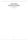Samenvatting  Economische actualiteit - Economie Vandaag 2025