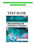 Test Bank for Basic & Applied Concepts of Blood Banking and Transfusion Practices&comma; 5th Edition by Paula R&period; Howard