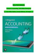 Solution manual for horngren s accounting 13th edition managerial&period;