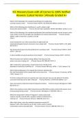ICC Masonry Exam with all Correct & 100&percnt; Verified Answers &vert;Latest Version &vert;Already Graded A&plus;