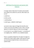 AEM Exam Prep Questions and Answers with Solutions