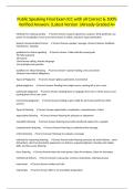 Public Speaking Final Exam ICC with all Correct & 100&percnt; Verified Answers &vert;Latest Version &vert;Already Graded A&plus;