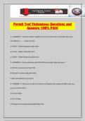 Permit Test Vietnamese Questions and Answers 100&percnt; PASS