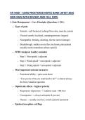 ATI Medical-Surgical Nursing &lpar;ATI MED-SURG&rpar;&comma; Proctored Exam Prep&comma; 2026 &ndash; Complete Lecture Summary and Revision Notes