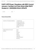 FLETC UPTP Exam 1 Questions with 100&percnt; Correct Answers &vert; Verified &vert;&vert; ACTUAL EXAM 2026 TEST&excl;&excl; Graded A&plus; &vert; 2025&vert;2026 EXAM UPDATE