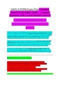 SAFe 6 POPM Exam Prep Complete Study Guide 2026&sol;2027 &vert; Questions & Verified Answers &vert; 100&percnt; Guaranteed Pass Latest Version  Description&colon; Get fully prepared for the SAFe 6 POPM &lpar;Product Owner&sol;Product Manager&rpar; exam with this comprehensive study guide&period;  Inclu