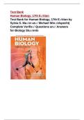 Test Bank for Human Biology 17th Edition &vert; Questions & Answers