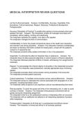 MEDICAL INTERPRETER REVIEW QUESTIONS