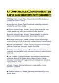 AP COMPARATIVE COMPREHENSIVE TEST PAPER 2026 QUESTIONS WITH SOLUTIONS