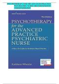 PSYCHOTHERAPY FOR THE ADVANCED PRACTICE PSYCHIATRIC NURSE 3RD EDITION&vert;NEW  VERSION&vert;2026&sol;2027