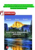 Solution Manual for Auditing&Assurance Services A Systematic Approach 12th Edition byWilliam Messier Jr&comma; StevenGlover&comma; Douglas Prawit&vert;NEW VERSION&vert;2026&sol;2027