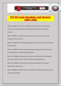 PCI ISA Exam Questions and Answers 100&percnt; PASS
