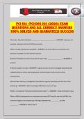 PCI ISA &sol;PCI-DSS ISA &lpar;2026&rpar; EXAM QUESTIONS AND ALL CORRECT ANSWERS 100&percnt; SOLVED AND GUARANTEED SUCCESS