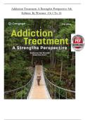 Addiction Treatment&colon; A Strengths Perspective 5th Edition &ndash; Test Bank &ndash; practice questions with answers