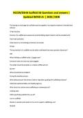 NCCER&sol;OSHA Scaffold SG Questions and answers &vert; Updated RATED A&plus; &vert; 2026&vert; NEW
