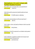 Hemispheres 3&period;0 Level 5 Exam with Verified Detailed Answers&period;docx