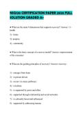 NSG120 CERTIFICATION PAPER 2026 FULL SOLUTION GRADED A&plus;