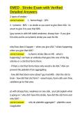 EMED - Stroke Exam with Verified Detailed Answers&period;docx