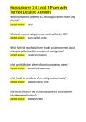 Hemispheres 3&period;0 Level 3 Exam with Verified Detailed Answers&period;docx