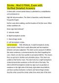 Stroke - Mod 6 FINAL Exam with Verified Detailed Answers&period;docx