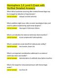 Hemisphere 3&period;0 Level 6 Exam with Verified Detailed Answers&period;docx