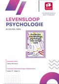 Levensloop psychologie samenvatting sociaal werk 