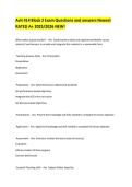 Avit 414 Block 2 Exam Questions and answers Newest RATED A&plus; 2025&sol;2026 NEW&excl;