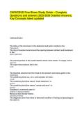 CADUCEUS Final Exam Study Guide &ndash; Complete Questions and answers 2025-2026 Detailed Answers&comma; Key Concepts latest updated
