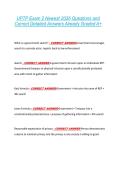 UPTP Exam 2 Newest 2026 Questions and  Correct Detailed Answers Already Graded A&plus; 