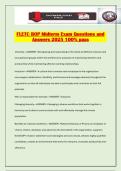 FLETC BOP Midterm Exam Questions and Answers 2025 100&percnt; pass