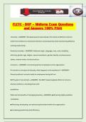 FLETC - BOP &ndash; Midterm Exam Questions and Answers 100&percnt; PASS