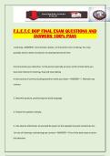 F&period;L&period;E&period;T&period;C BOP FINAL EXAM QUESTIONS AND ANSWERS 100&percnt; PASS