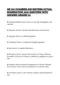 NR 503 CHAMBERLAIN MIDTERM ACTUAL EXAMINATION 2026 QUESTIONS WITH ANSWERS GRADED A&plus;