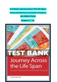 Test Bank for Journey Across the Life Span&colon; Human Development and Health Promotion&comma; 6th Edition by Debra Sheets Polan & Daphne Taylor