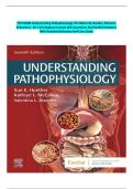 COMPLETE TEST BANK Understanding Pathophysiology 7th Edition By Huether&comma; McCance & Brashers &comma; All 1-44 Chapters Covered With Questions And Verified Solutions With Rationales And Case Study&period;