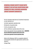 GENERAL CRANE SAFETY EXAM WITH CORRECT 122 ACTUAL QUESTIONS AND CORRECTLY WELL DEFINED ANSWERS LATEST ALREADY GRADED A&plus;