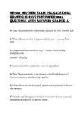 NR 507 MIDTERM EXAM PACKAGE DEAL COMPREHENSIVE TEST PAPER 2026 QUESTIONS WITH ANSWERS GRADED A&plus;