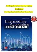 Intermediate Accounting&comma; 11th Edition &ndash; Test Bank &ndash; Spiceland&comma; Nelson & Thomas