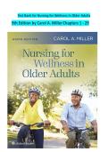 Test Bank for Nursing for Wellness in Older Adults&comma; 9th Edition by Carol A&period; Miller