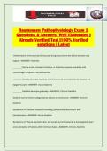 Rasmussen Pathophysiology Exam 2 Questions & Answers&comma; Well Elaborated &vert; Already Verified Test &vert;100&percnt; Verified solutions &vert; Latest