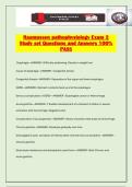 Rasmussen pathophysiology Exam 2 Study set Questions and Answers 100&percnt; PASS