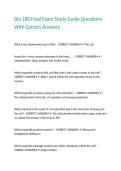 Bio 180 Final Exam Study Guide Questions With Correct Answers