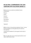 NR 566 FINAL COMPREHENSIVE TEST 2026 QUESTIONS WITH SOLUTIONS GRADED A&plus;
