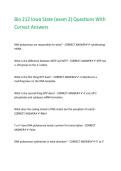 Bio 212 Iowa State &lpar;exam 2&rpar; Questions With Correct Answers&period;