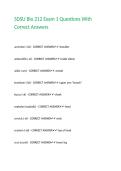 SDSU Bio 212 Exam 1 Questions With Correct Answers