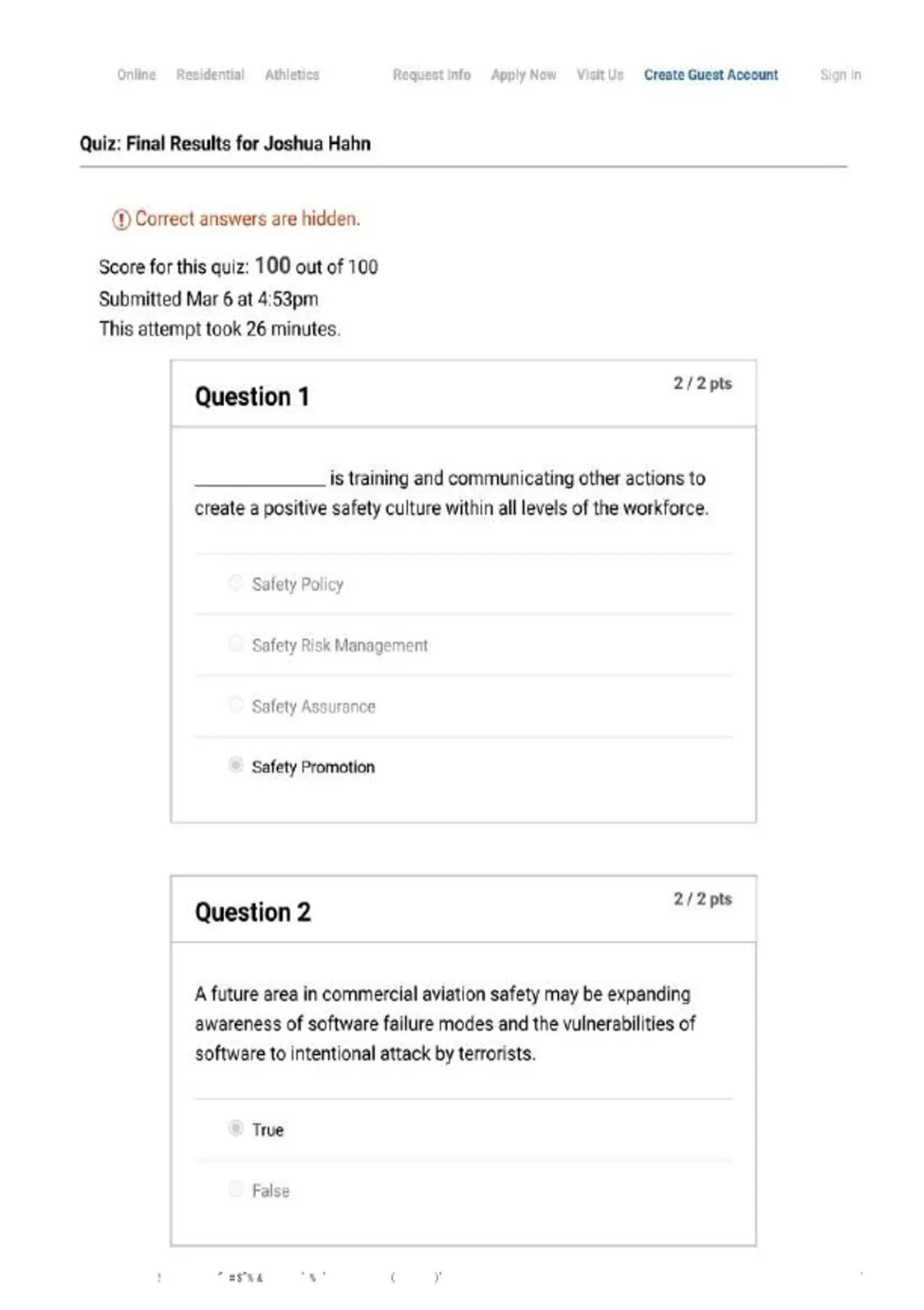 Aviation History (AVIA300) – Final Quiz – Comprehensive Practice ...