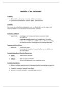 Samenvatting economie